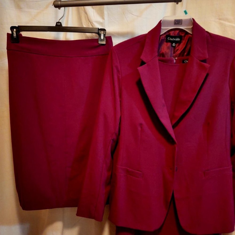 Chadwicks suiting separates 18T Jacket, sheath dress, skirt